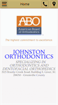 Mobile Screenshot of johnstonorthodontics.com